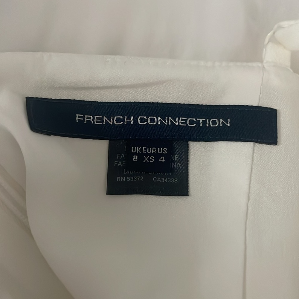 French Connection Whisper Ruffle Hem Dress - Picture 3 of 3